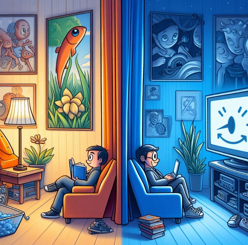 Leer un libro o ver una película?